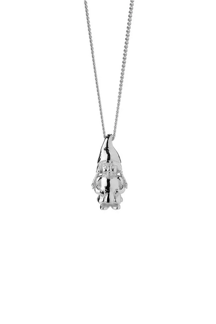 Karen Walker Sterling Silver Ms Gnome Necklace