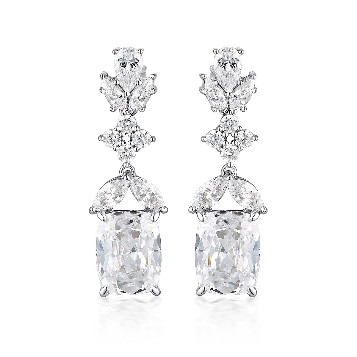 Georgini Sterling Silver Ava Drop Earrings