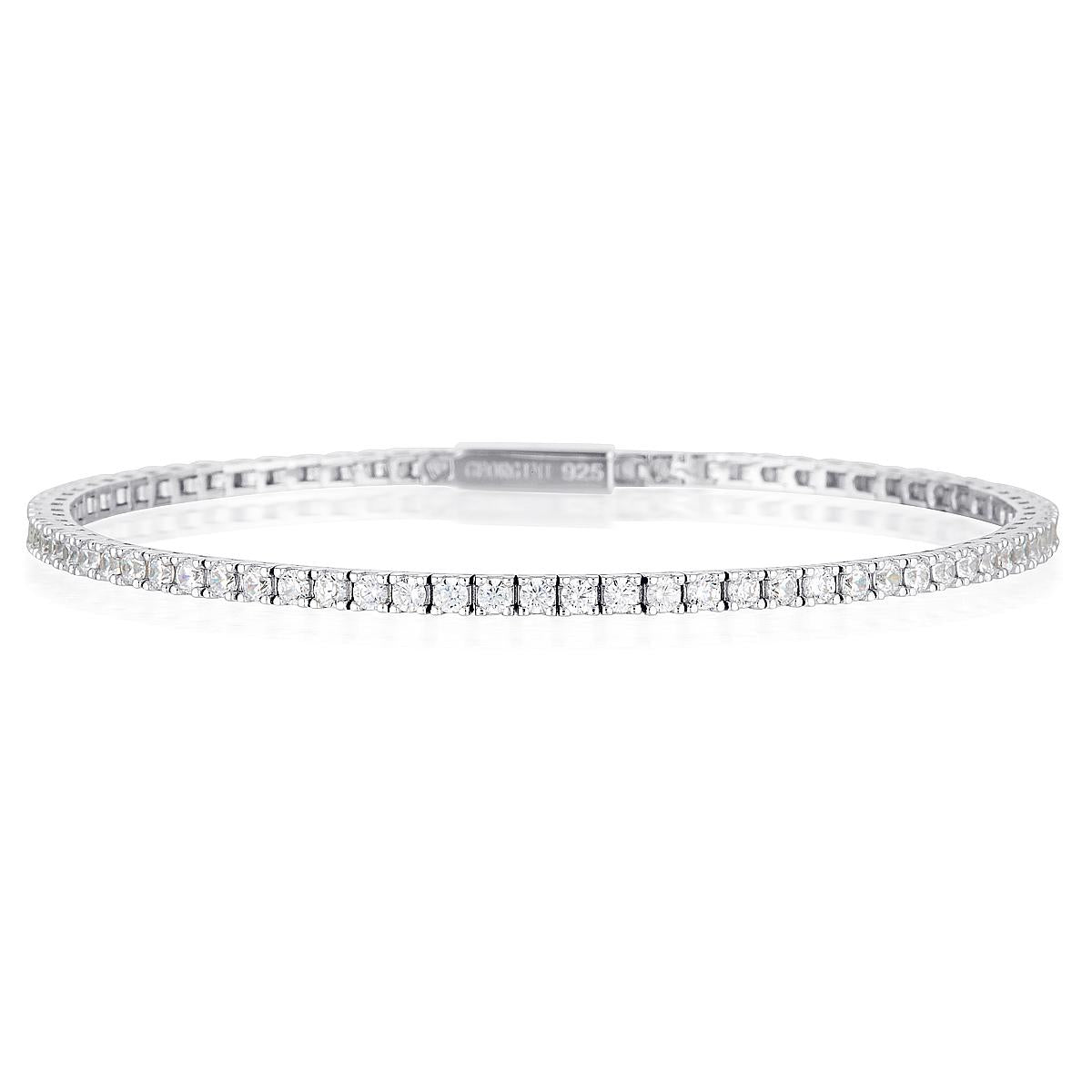 Georgini Sterling Silver Selena 2mm Tennis Bracelet