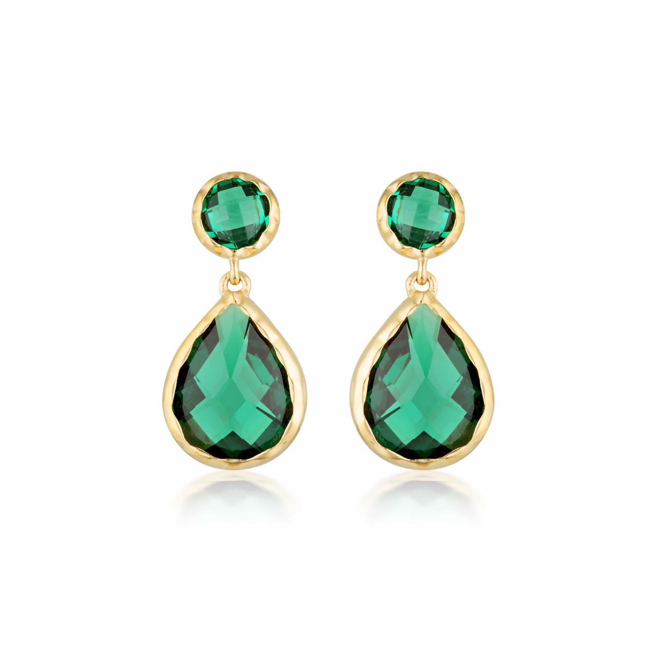 Georgini Gold Plated Luxe Nobile Earrings