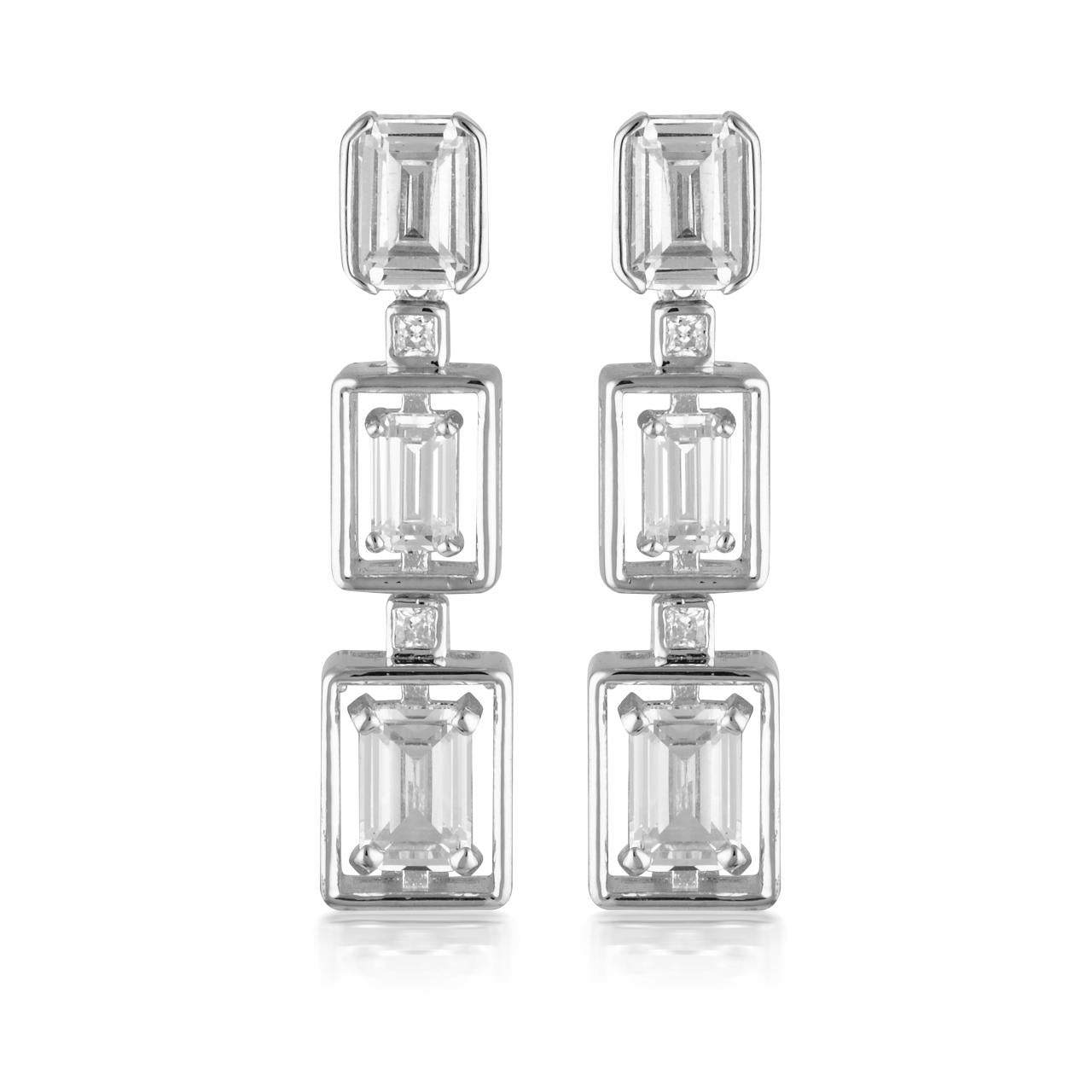 Georgini Sterling Silver Luxe Indulgenza Earrings