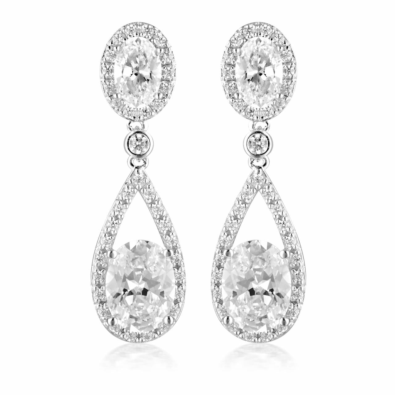 Georgini Sterling Silver Aurora Radience Earrings