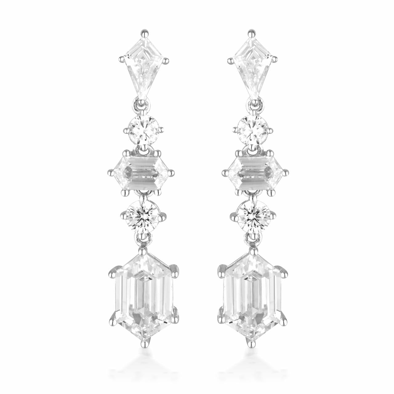 Georgini Sterling Silver Rock Star Sword Earrings