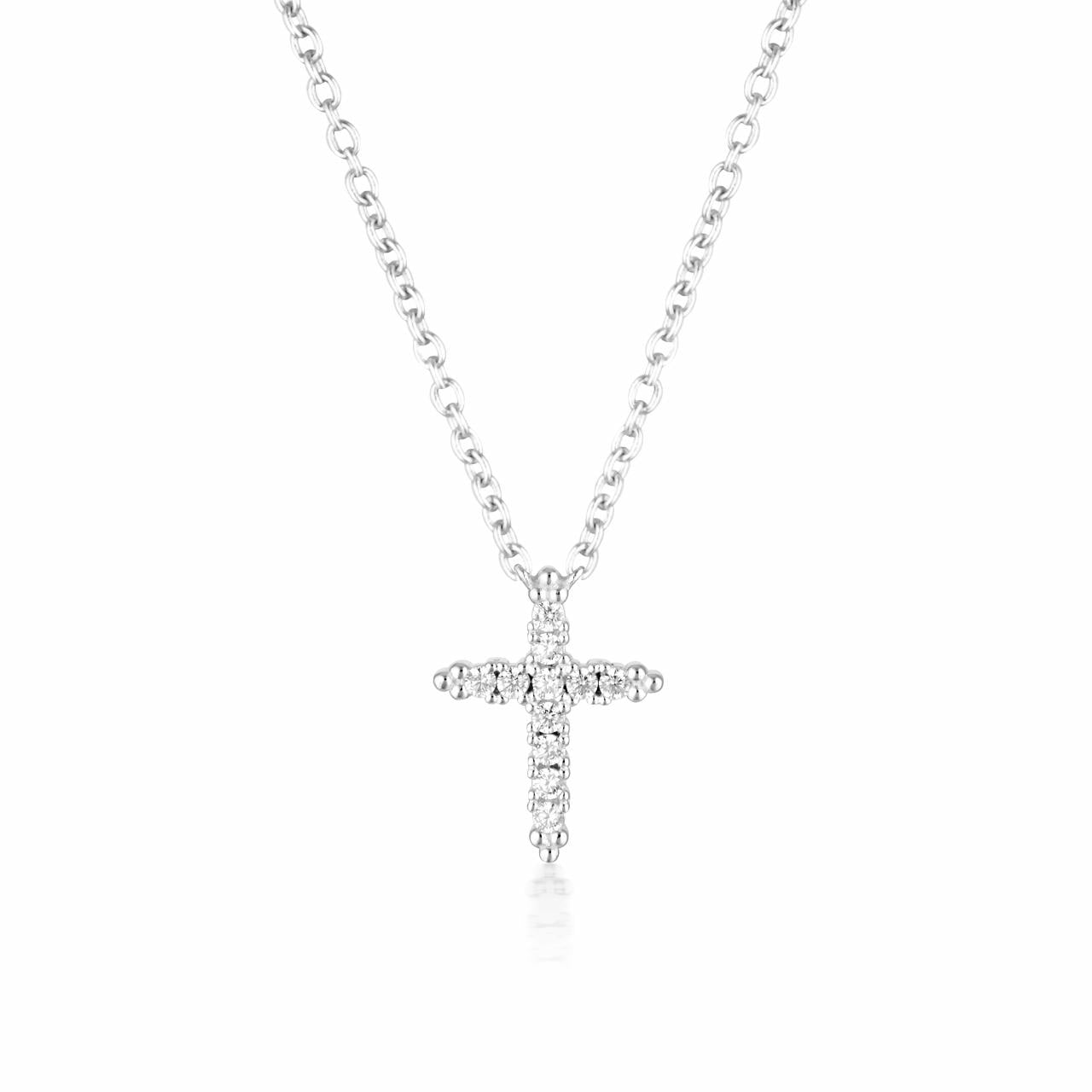 Georgini Sterling Silver Rock Star Cross Pendant