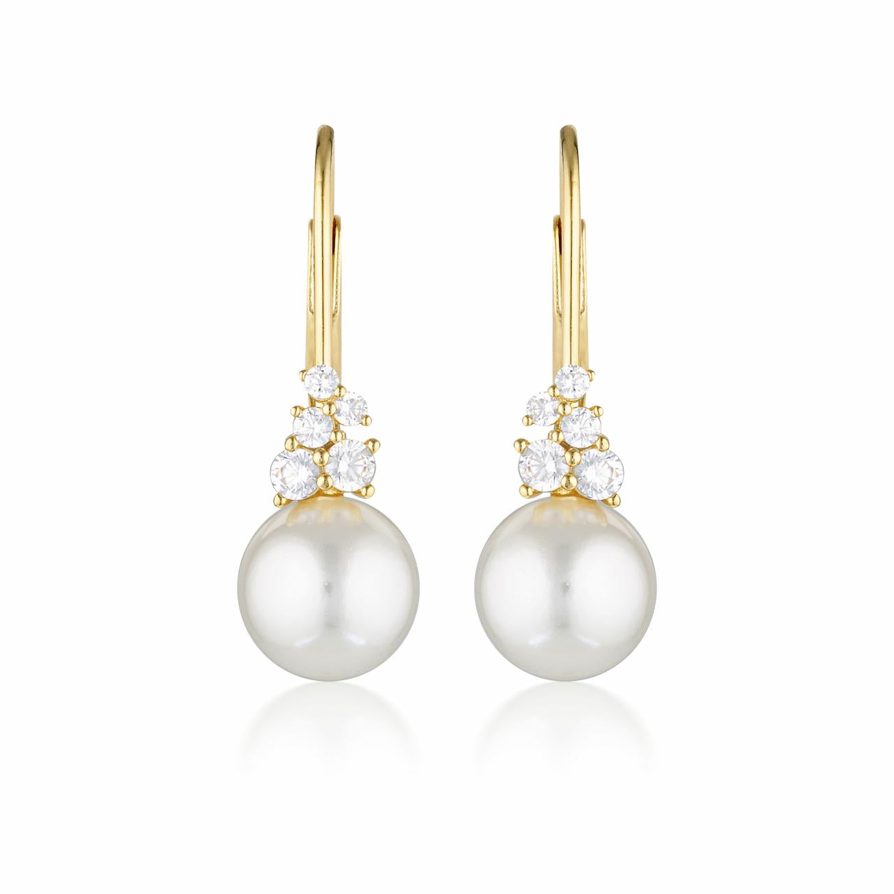 Georgini Gold Plated Red Carpet Govenors Earrings