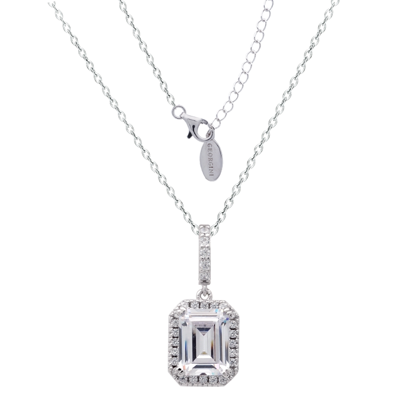 Georgini Sterling Silver "A Christmas Journey" Violet Pendant