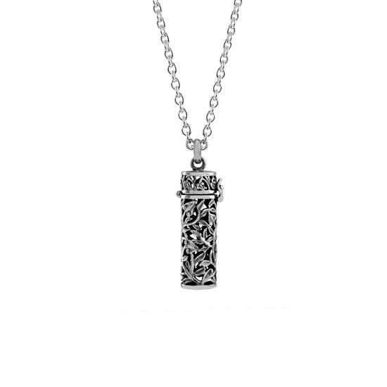 Evolve Sterling Silver NZ Memories (Precious Memories) with Greenstone Inside Pendant Necklace