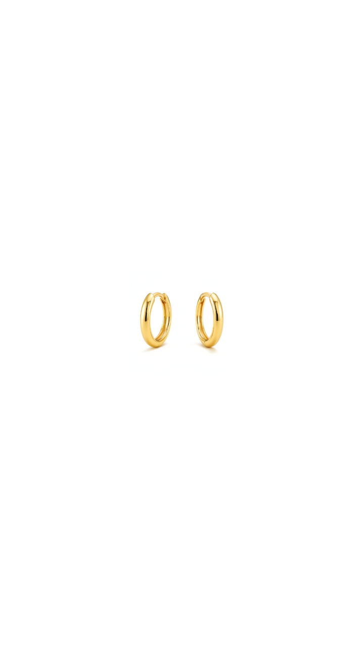 Huggie Earring in 9ct Yellow Gold