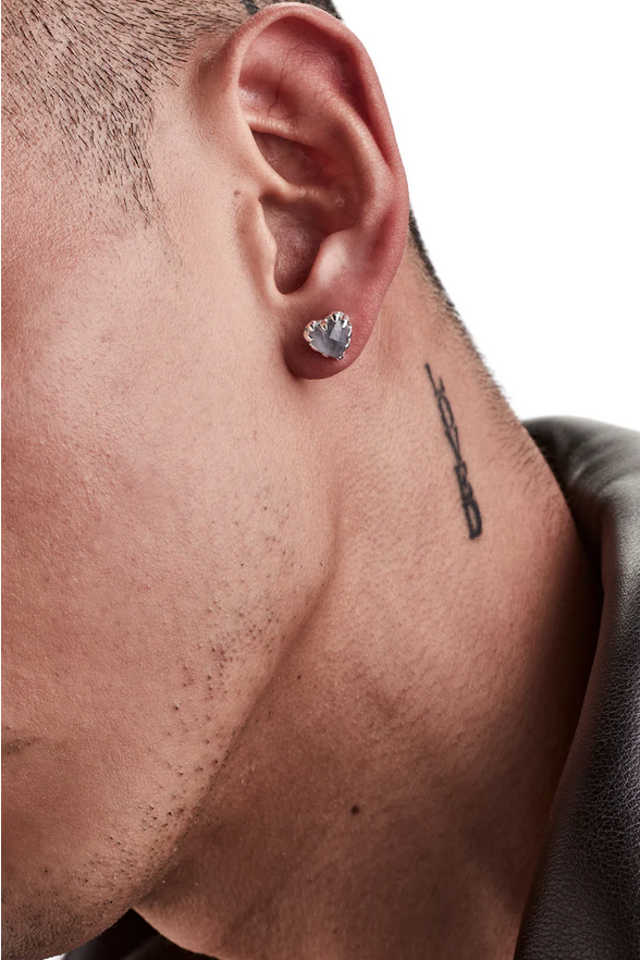 Stolen Girlfriends Club Sterling Silver Moonstone Love Claw Earrings