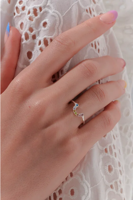 Karen Walker Sterling Silver Surrealist Ring - Main Image