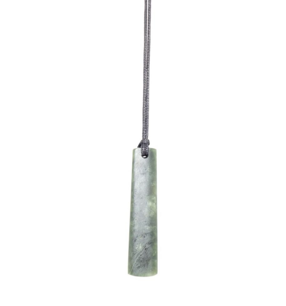 Greenstone Kuru Pendant on Black Cord