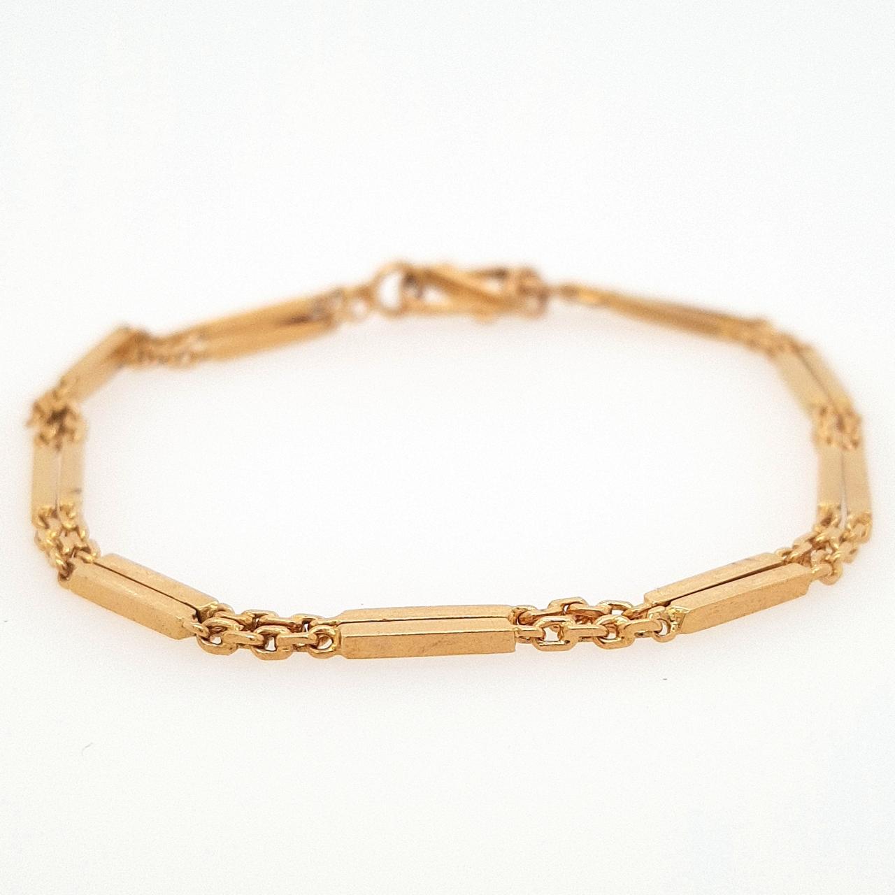 Estate 22ct Yellow Gold Bar Bracelet