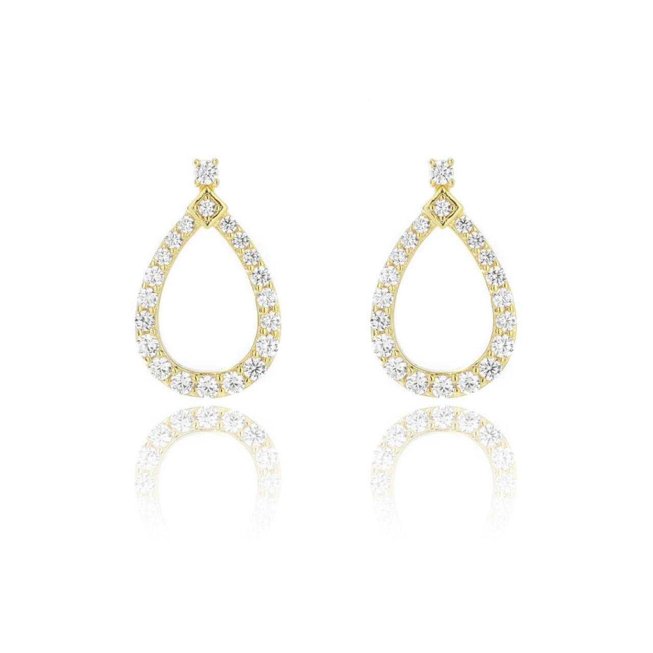 Georgini Gold Plated Goddess Freya Earrings