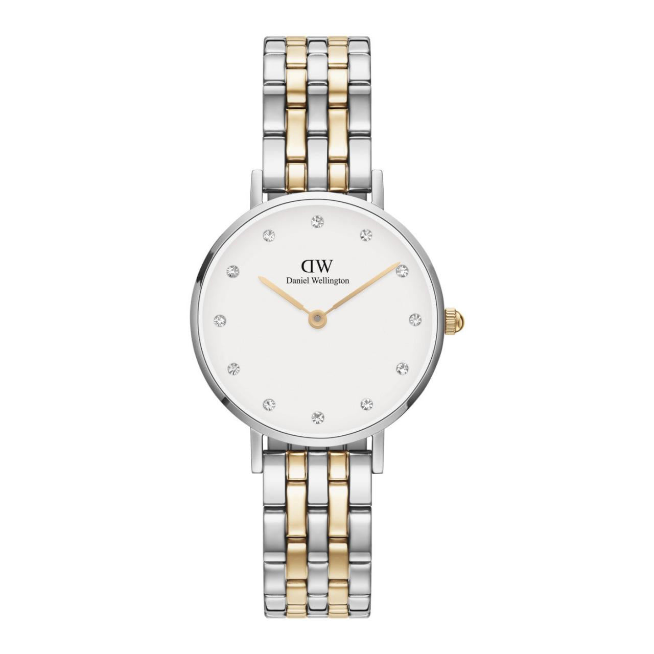 Daniel Wellington 28mm Petite Lumine 5-Link Two Tone Watch Code: DW00100616
