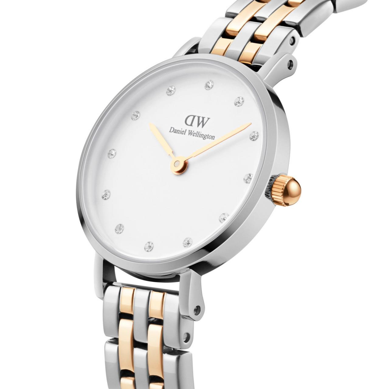 Daniel Wellington 28mm Petite Lumine 5-Link Two Tone Watch Code: DW00100616