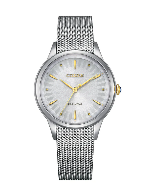 Citizen Ladies Stainless Steel Eco-Drive 50m WR Code: em0814-83a