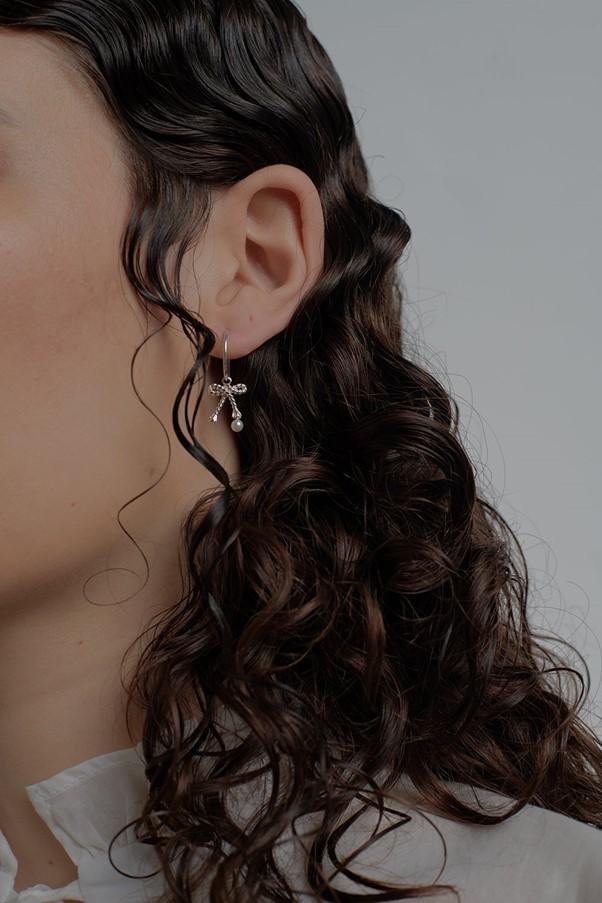 Karen Walker Sterling Silver Love Knot Sleepers