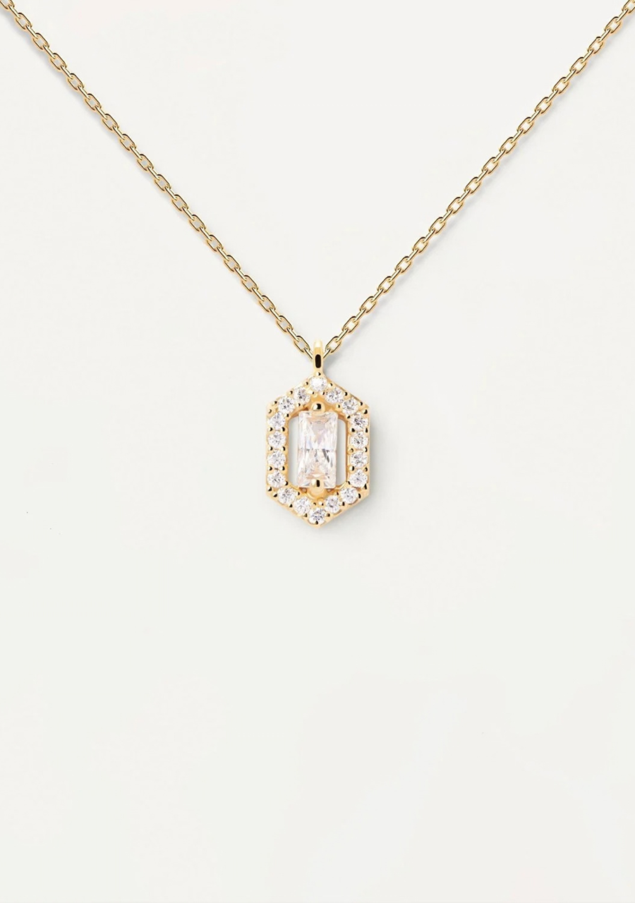 PD Paola 18ct Gold Plated Sentiment Gold Necklace