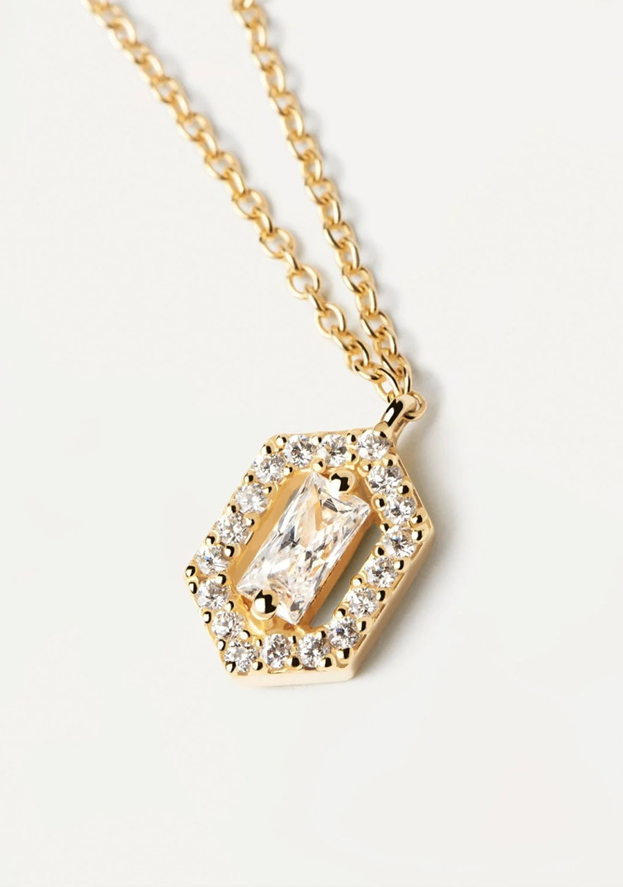 PD Paola 18ct Gold Plated Sentiment Gold Necklace