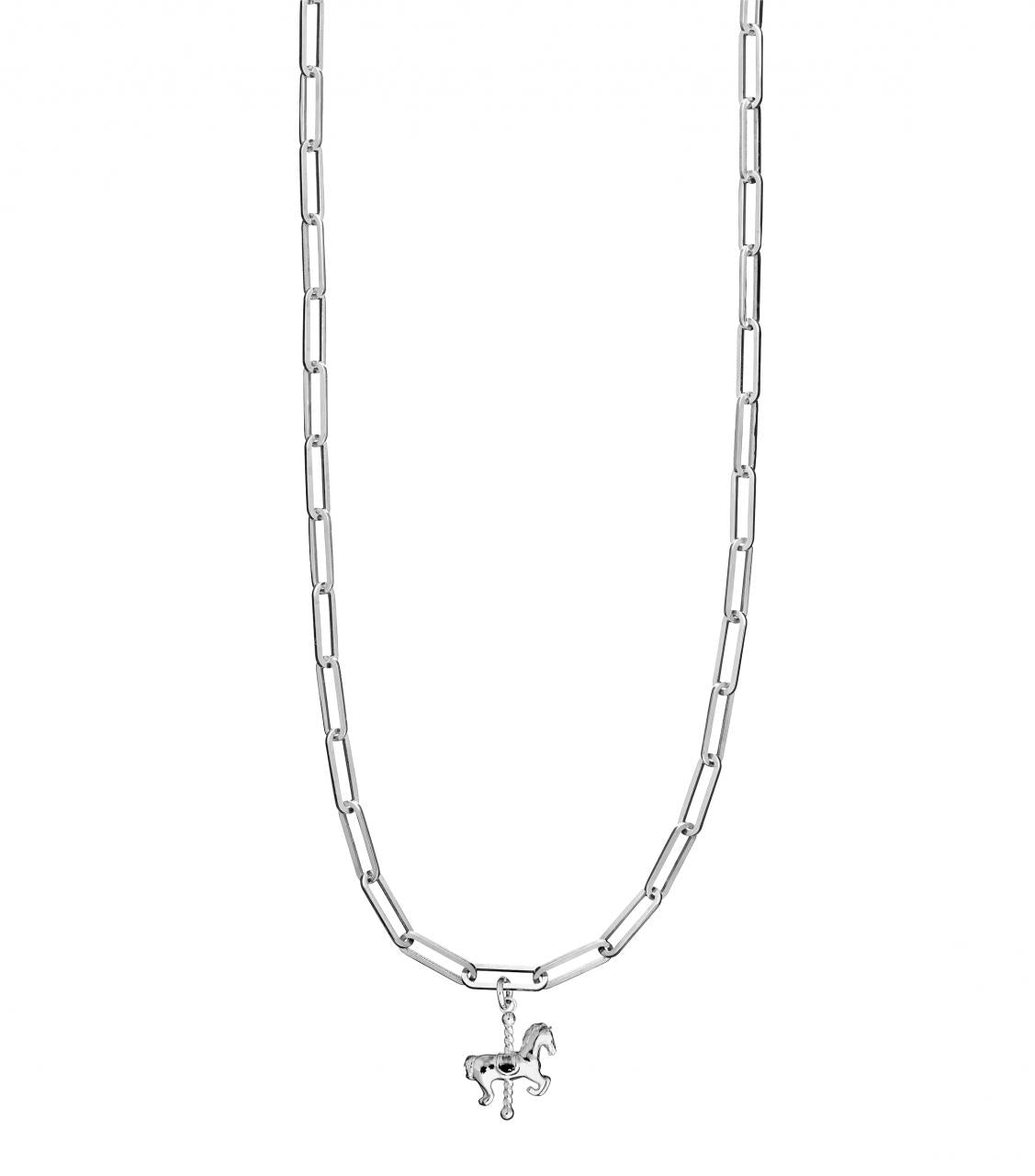 Karen Walker Sterling Silver Mini Carousel Horse Charm