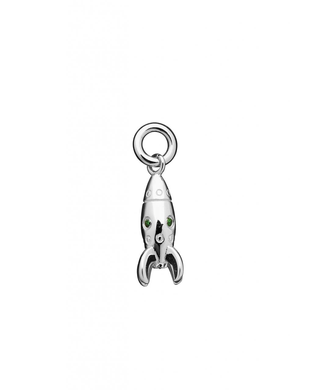 Karen Walker Sterling Silver Mini Rocket Charm