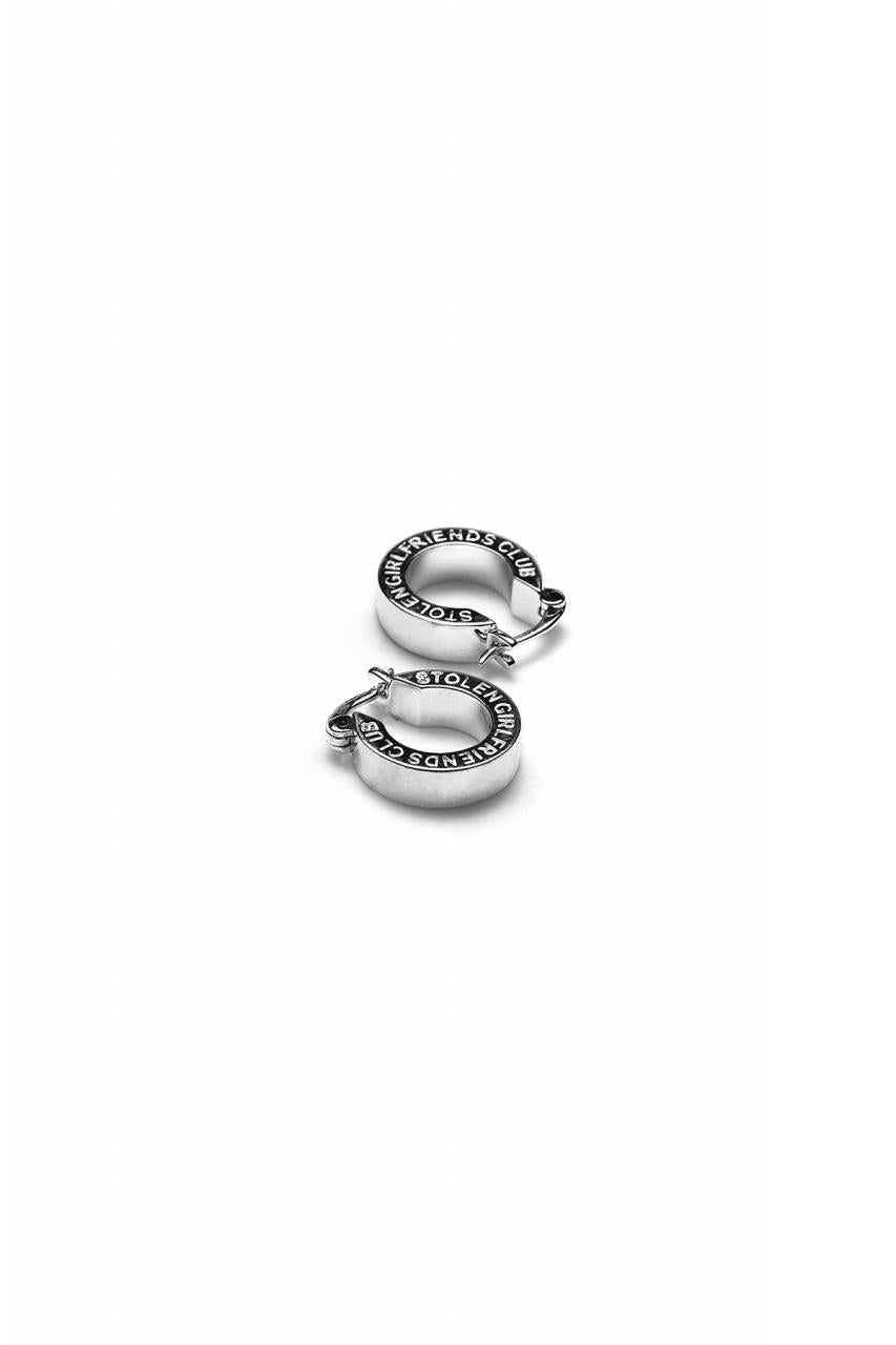 Stolen Girlfriends Club Sterling Silver Halo Huggie Earrings