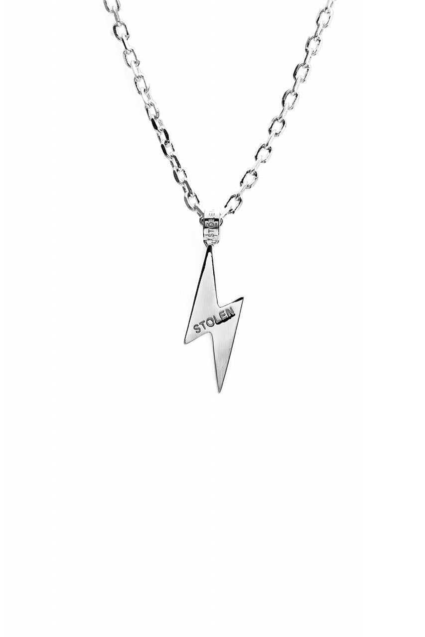 Stolen Girlfriends Club Sterling Silver Vertical Lightening Necklace