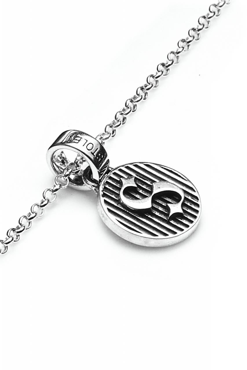 Stolen Girlfriends Club Sterling Silver Corrugated Pendant Necklace