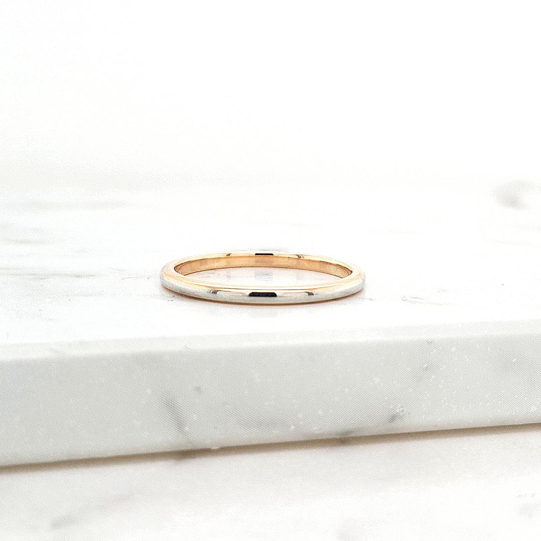 18ct Yellow & White Gold Two Tone Ring
