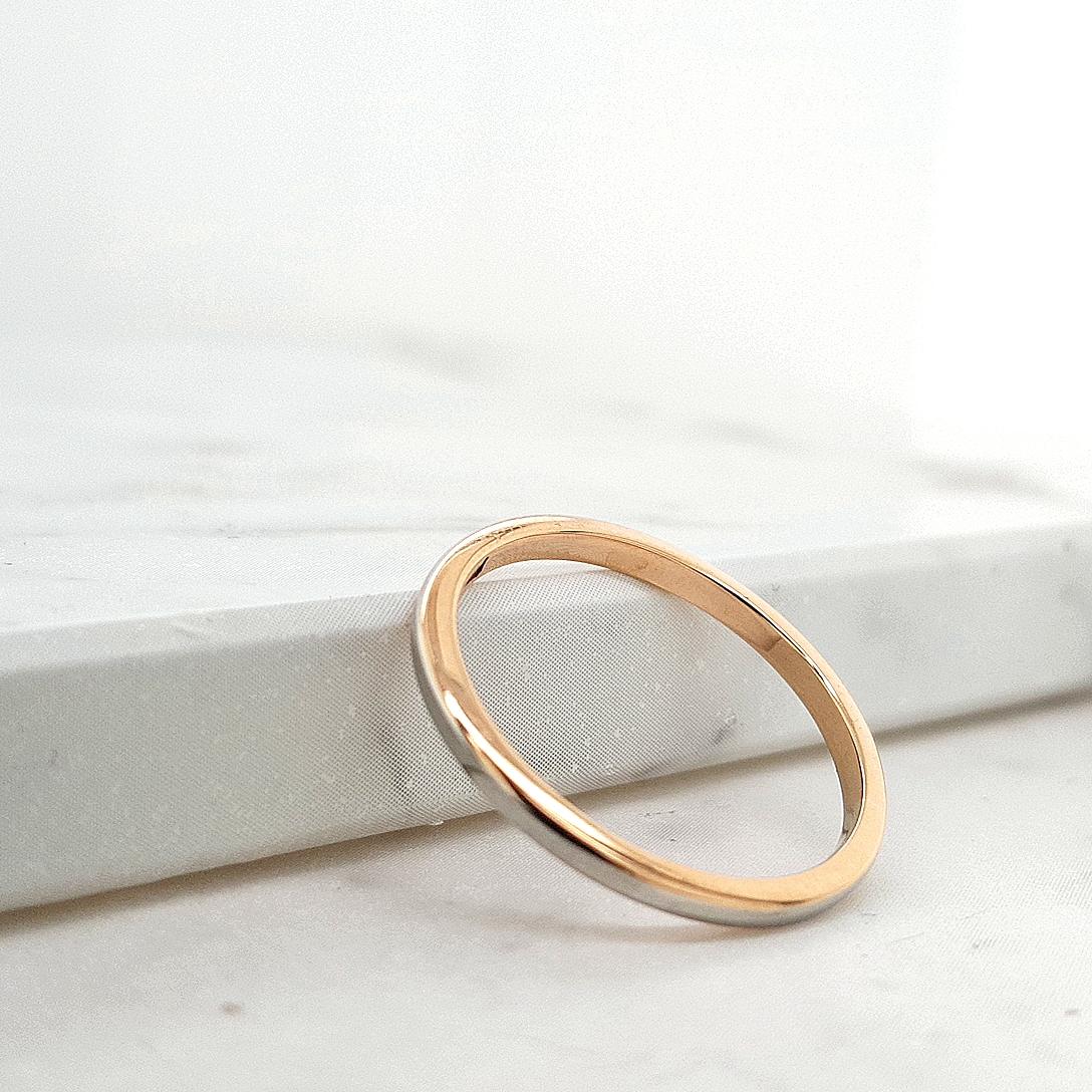 18ct Yellow & White Gold Two Tone Ring