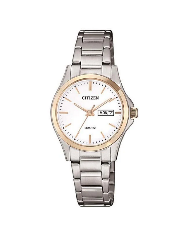 Citizen Ladies Two Tone Quartz Watch EQ0596-87A