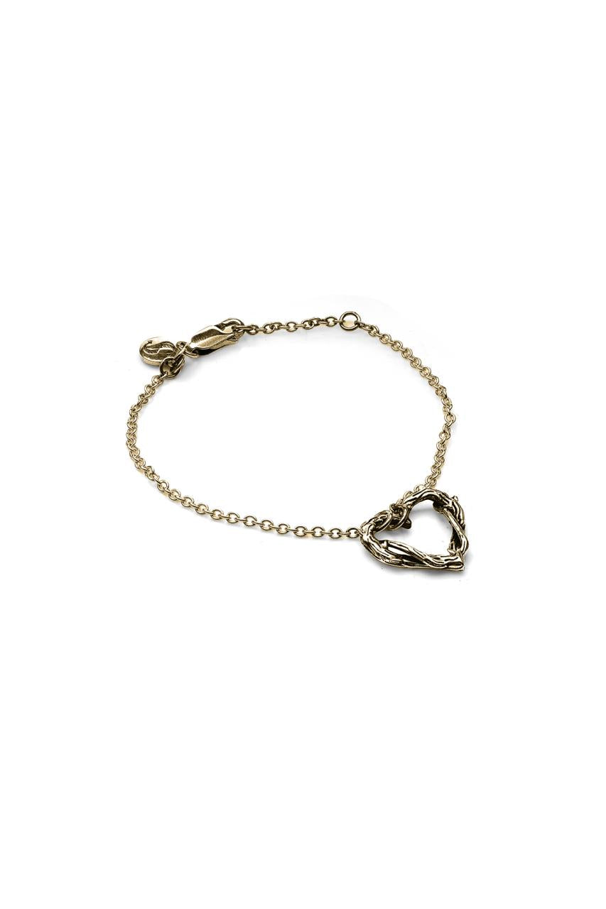 Stolen Girlfriends Club 18ct Yellow Gold Plated Entwined Bracelet