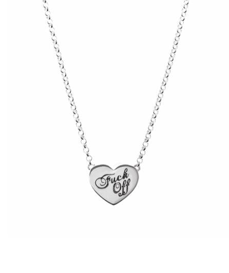 Stolen Girlfriends Club Sterling Silver Warm Welcome Heart Necklace