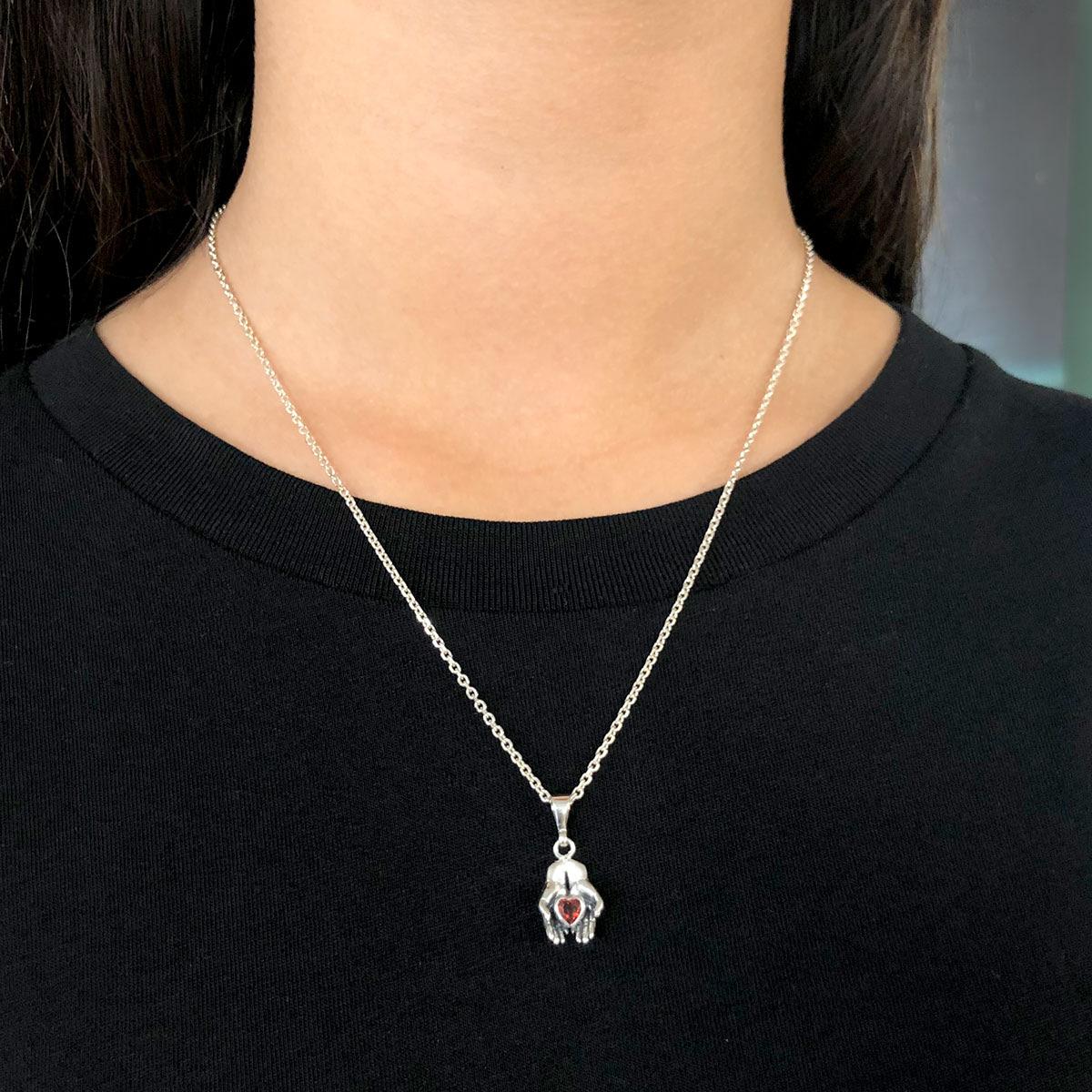 Nick Von K Tiny Cherish Pendant Sterling Silver