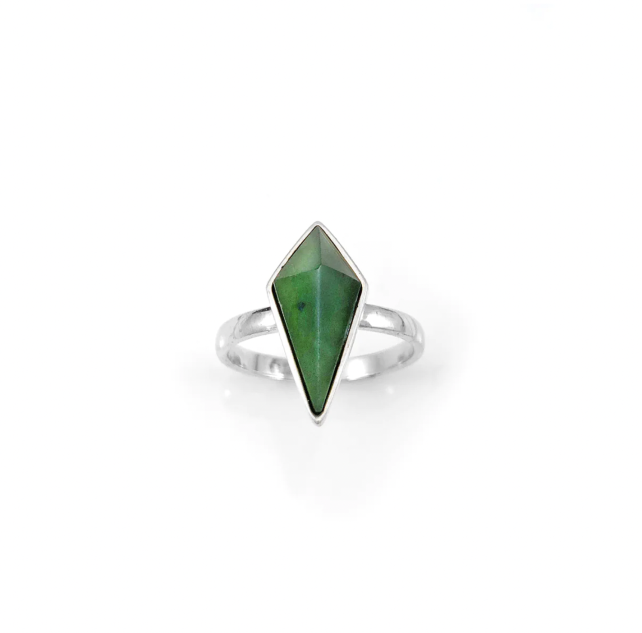 Nick Von K Pounamu Pinnacle Ring Sterling Silver