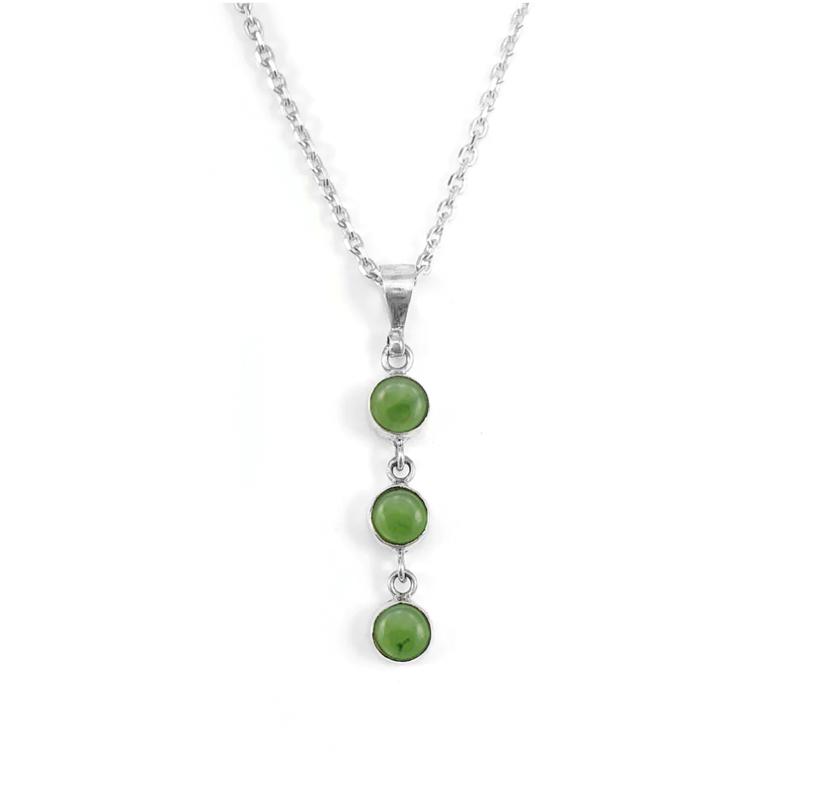 Nick Von K Pounamu 3 Muses Necklace Sterling Silver