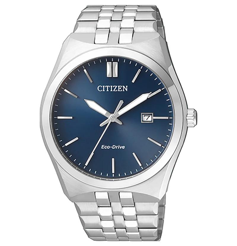 Citizen Gents Eco-Drive Blue Face Watch 100m Water Resistant BM7330-67L