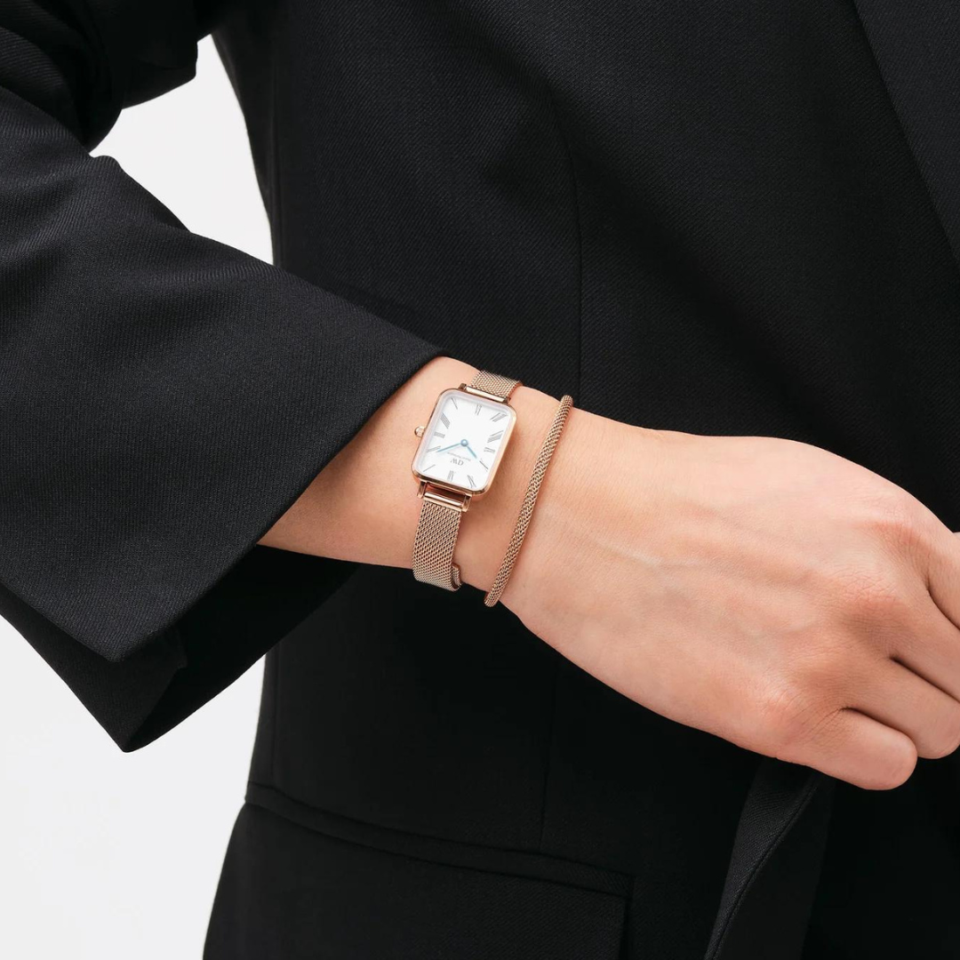 Daniel Wellington 20x26 Quadro Roman Numerals Melrose Watch dw00100687