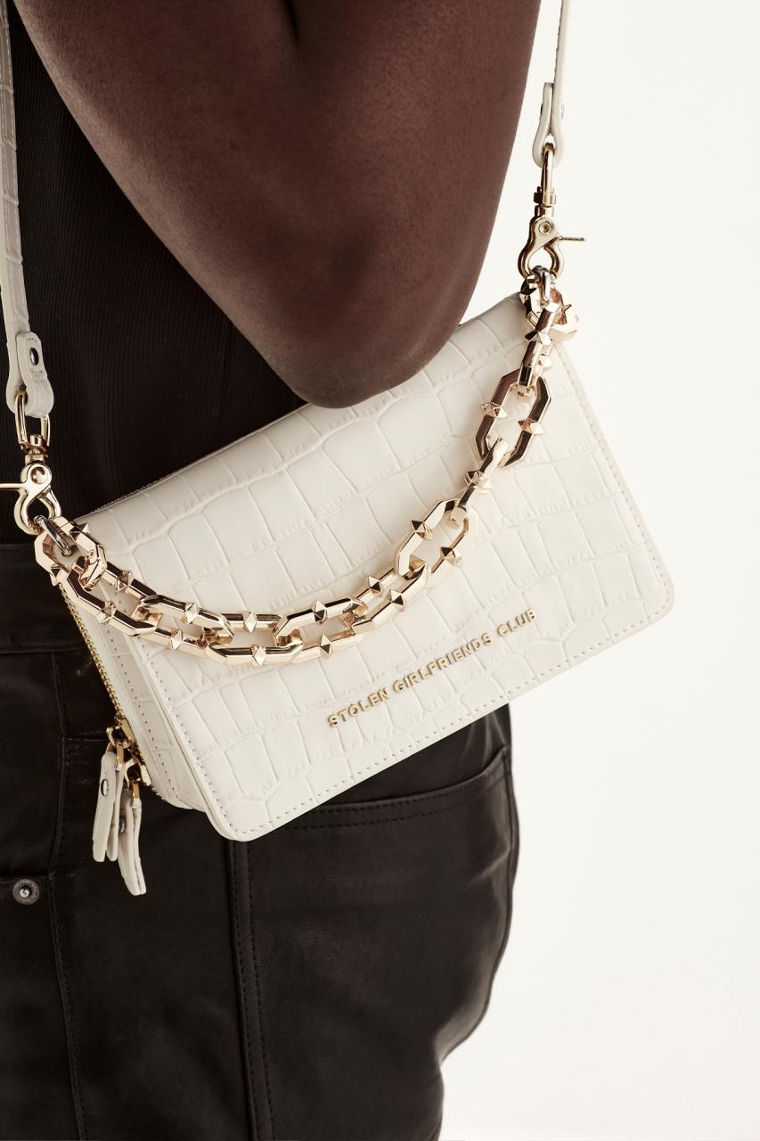 Stolen Girlfriends Club Cream Little Trouble Bag