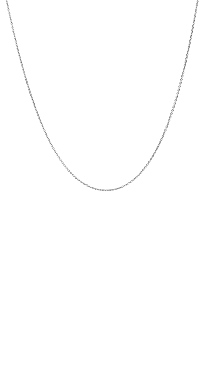 Sterling Silver Round Cable Chain