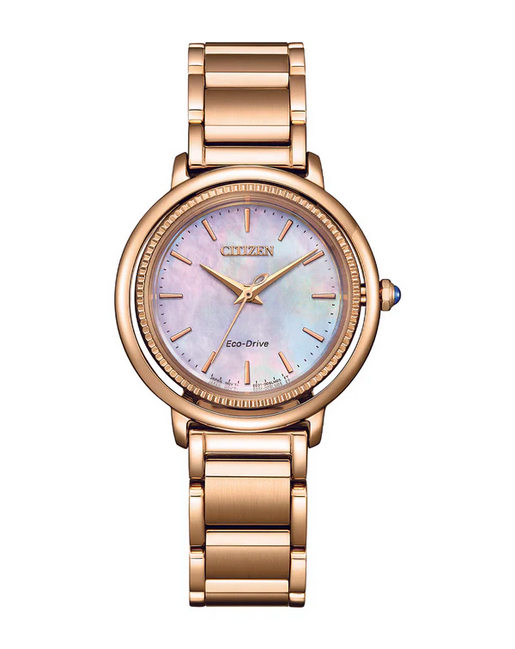 Citizen Ladies Eco-Drive Watch with Mother of Pearl Dial em1103-86y