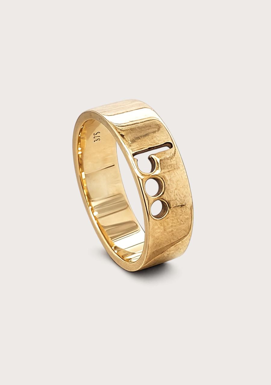Estate 9ct Yellow Gold 5.9mm "Boo" Band