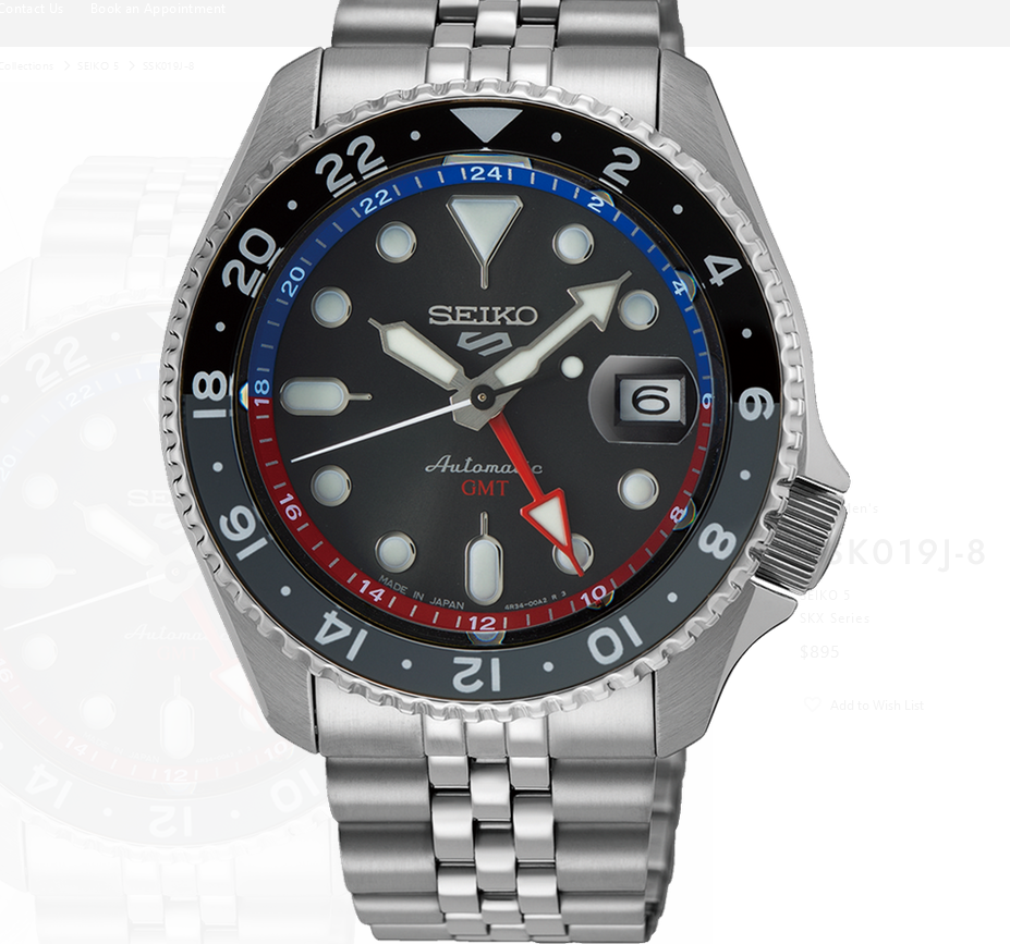 Seiko 5 Sports Mens Automatic Watch