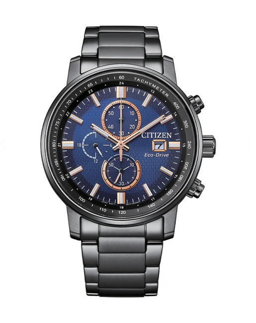 Citizen Gents Eco-Drive Watch with Blue Dial
