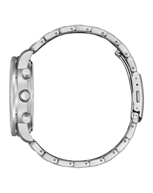 Citizen Gents Eco-Drive Stainless Steel Watch with Black Dial