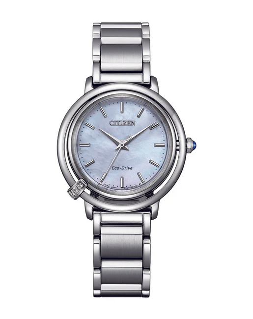 Citizen Ladies Eco-Drive Stainless Steel Watch with Mother of Pearl Dial