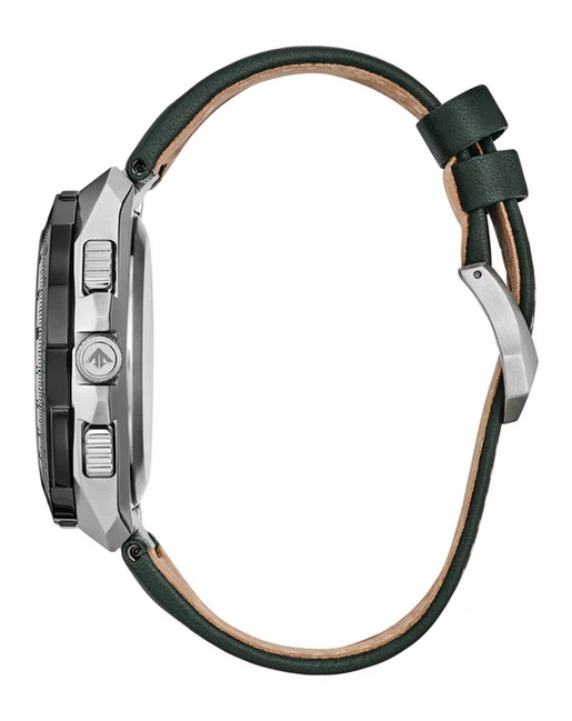 Citizen Gents Promaster Eco-Drive Watch with Leather Strap and Green Dial