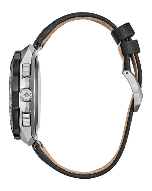 Citizen Gents Promaster Eco-Drive Watch with Leather Strap and Black Dial