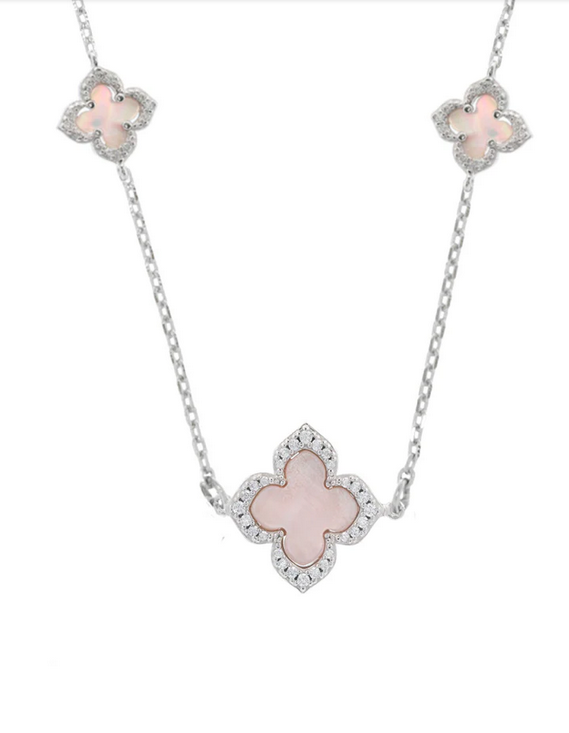 Georgini Sterling Silver Sydney Soiree Fairwater Mother of Pearl Deluxe Necklace