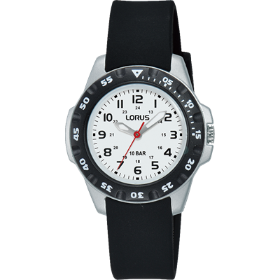 Lorus Youth Black Sports Watch
